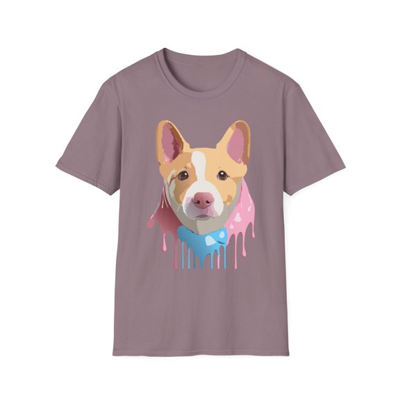 Dog Shirt Unisex Animal Print Tee Cotton T Shirt For Pet Lovers