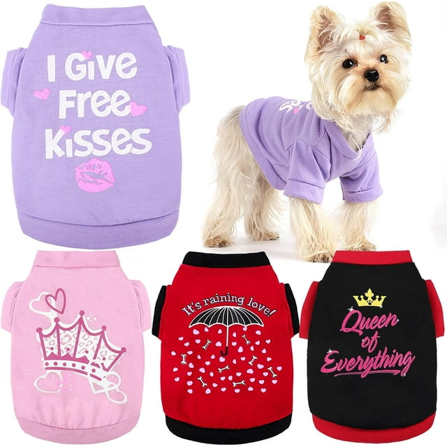Dog Shirt, Summer Dog Clothes for Small Dogs Boy, Funny Printed Cool Dog Clothes for Male Dog