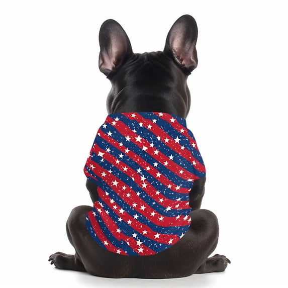 Dog Shirt for Large Dogs Small Dogs Patriotic Stars Stripes Pet Clothes Lightweight Breathable 4Th of July Outfit for Small Medium Large Dogs