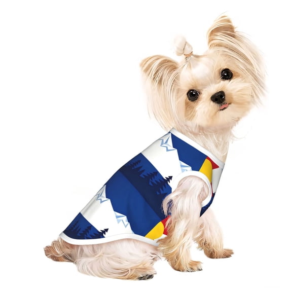 Dog Shirt for Small Dogs & Cats, Colorado Snow Mountain Puppy Clothes Breathable Pet T-Shirts Dog Apparel Large
