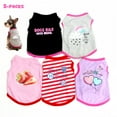 thumbnail image 1 of Riklu Dog Clothes for Small Dogs, 5 Packs Dog Shirt with Cute Patterns, Stretchy Girl & Boy Puppy Outfits, 1 of 6