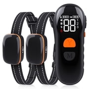 Dog Shock Collar 2 Dogs 8-120Lbs - 2600 ft Waterproof Training Collar for Dogs Large Medium Small with Rechargeable Remote