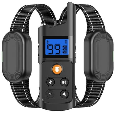 Dog Shock Collar for 2 Dogs, Dog Training Collar with Remote for Large Medium Small Dogs, Rechargeable E-Collar Waterproof Collars with 3 Training Modes
