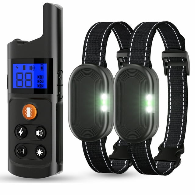 Dog Shock Collar For 2 Dogs, Dog Training Collar With Remote For Large 