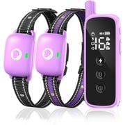 Heaflex Dog Shock Collar with Remote Control - Rechargeable Training Collar for Dogs, Beep/Vibration/Shock, Security Lock, 2600FT Range IPX68 Waterproof Electri