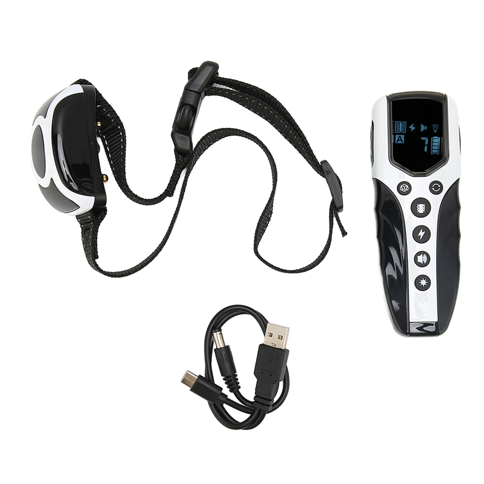 Dog Shock Collar 3 Training Modes Reflective Adjustable Waterproof Electric Dog Training Collar