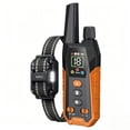 thumbnail image 1 of Dog Shock Collar - 3300Ft Dog Training Collar with Remote for 5-120lbs Small Medium Large Dogs Rechargeable Waterproof E Collar with Beep, Vibration, Safe Shock (Orange), 1 of 7