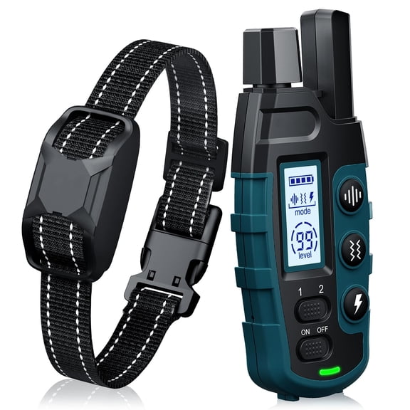Dog Shock Collar - 3300Ft Training Collar with Remote for 5-120lbs Small Medium Large Dogs Rechargeable Waterproof e Collar with Beep (1-8), Shake(1-16), Safe Shock(1-99) Modes (Black)