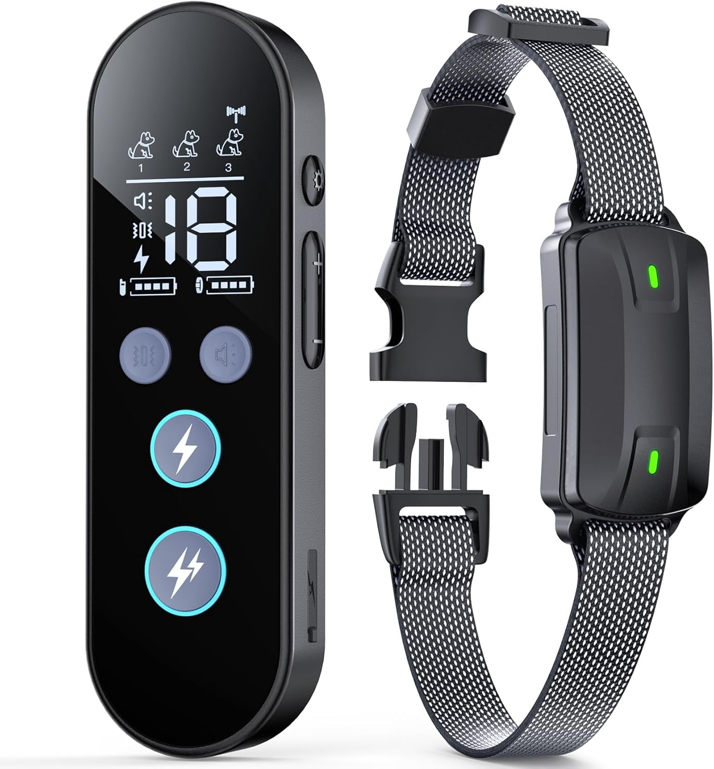 Dog Shock Collar with Remote Control, Dog Training Collar for Large ...