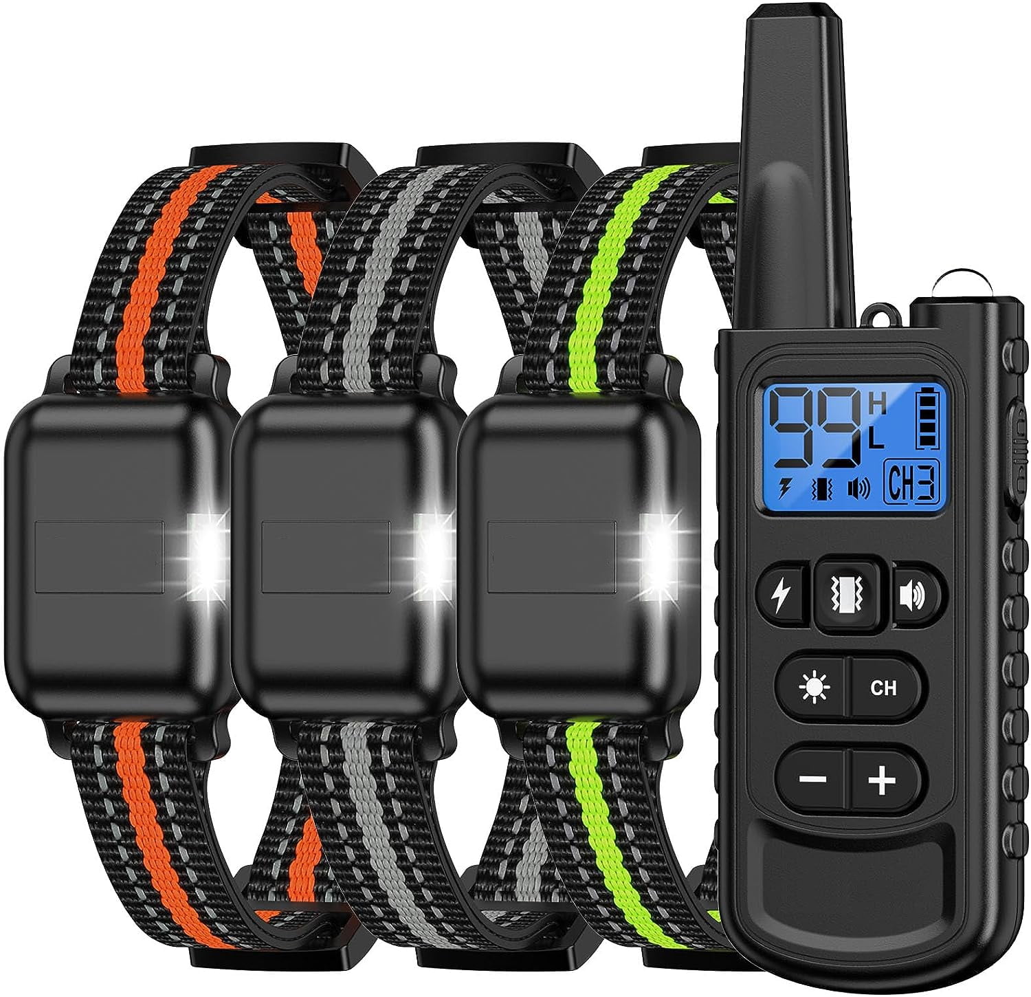 Dog Shock Collar with Remote, Dog Training Electric Collar, Waterproof