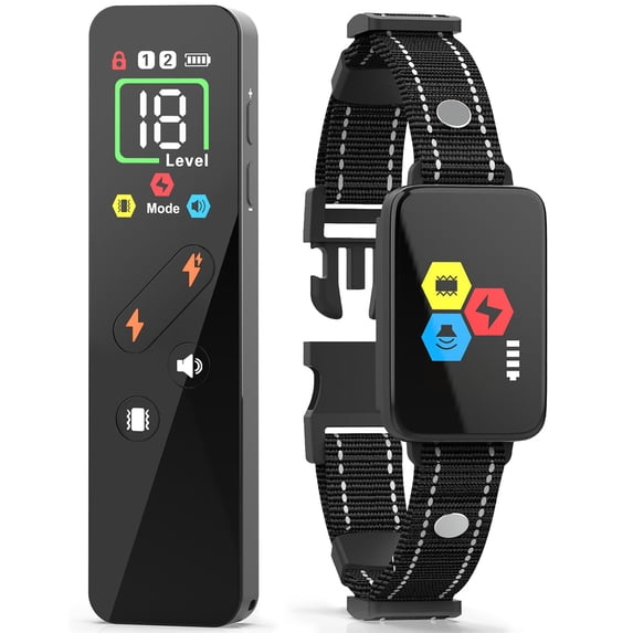 Dog Shock Collar with Remote Control - 4500FT, Dog Training Collar for ...