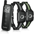 thumbnail image 1 of Dog Shock Electronic Training Bark Collar, Touch Remote Control E-Collar with 2 Receivers (D10), 1 of 7