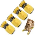 thumbnail image 1 of Dog Shoes Dog Boots & Paw Protector, Anti-Slip Sole Winter Dog Booties with Reflective Straps Dog Snow Boots for Small Medium Dogs 4PCS, 1 of 7