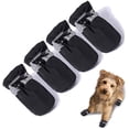 thumbnail image 1 of Dog Shoes Dog Boots & Paw Protector, Anti-Slip Sole Winter Dog Booties with Reflective Straps Dog Snow Boots for Small Medium Dogs 4PCS, 1 of 8