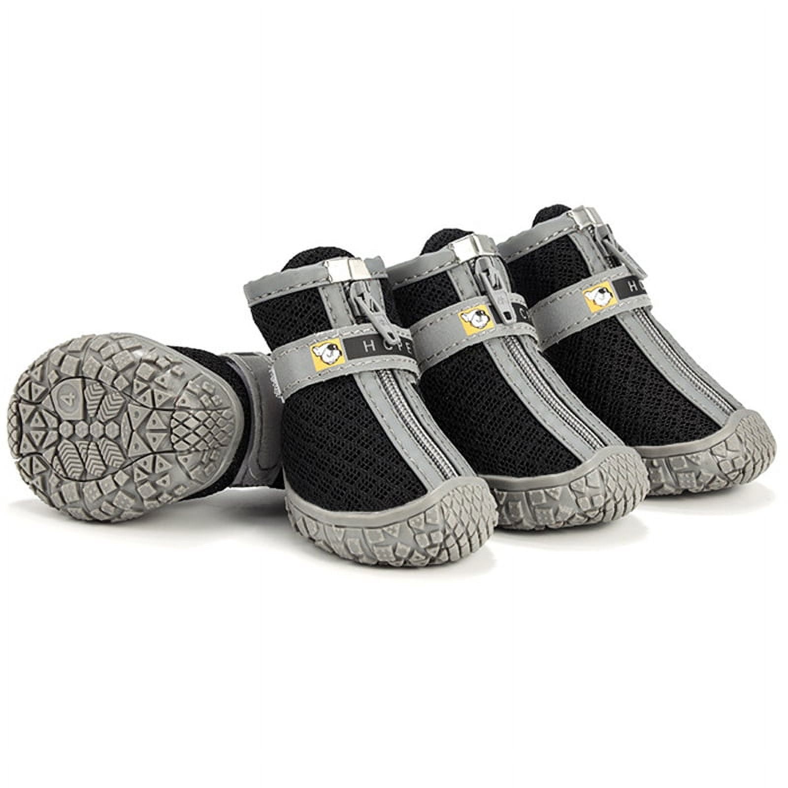 Dog Shoes NonSlip Soles Thick Plush Protection Paw Pet Shoes Warm WearResistant Booties For