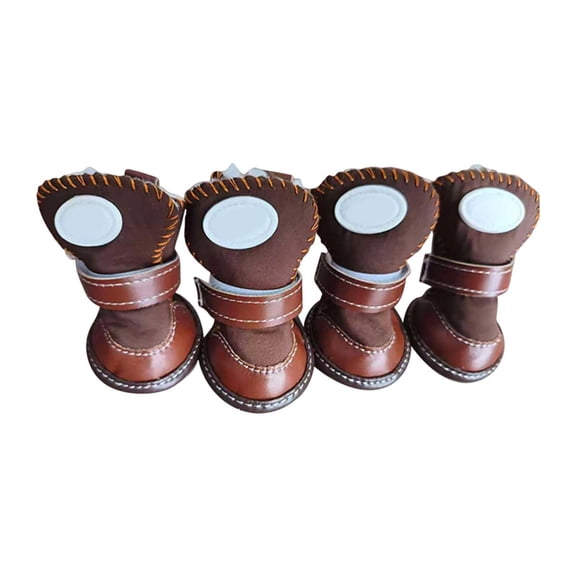 Dog Shoes Puppy Boots Snow Paw Protector, Anti- Dog Shoes,Dog Pet Antiskid Shoes Winter Warm Skidproof Sneakersï¼#2