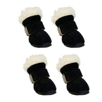 Dog Shoes Winter Snow Boots Non Warm Protectors For Small Medium Dogs Outdoor Walking Hiking Cold Weather 4PCS