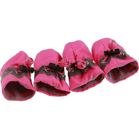 Dog Shoes for Hot Pavement, Soft Socks for Small Dogs Cats Booties for Walking Prevent Scratching Pink Size 3