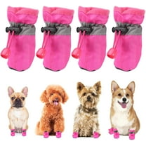 Dog Shoes for Small Dogs, Anti-Slip Dog Booties and Paw Protectors, Dog Snow Boots for Small Medium Dogs