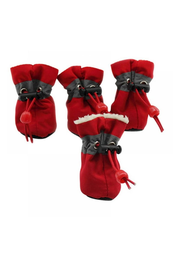 Dog Shoes for Small Dogs Anti-Slip Dogs Boots Paw Protector with Reflective Straps Lightweight Walking Pet Booties for Small and Medium Pets