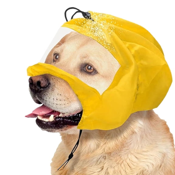 Dog Shower Hat - Overhanging Pet Bath Protection Hat,Pet Bath Protection Waterproof Dog Ear Wrap Rain Ear Covers for Dogs