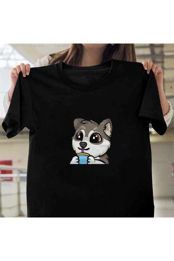 Dog Sip Funny Pet Drinking Pun Humor Sarcastic Quote Unisex T-Shirt, up to size 5XL