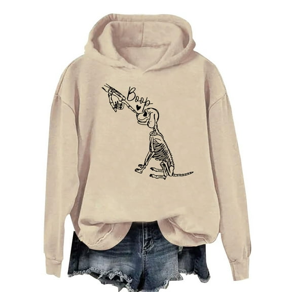 Dog Skeleton Boop Hoodie, Skeleton And Dog Boop Hoodie, Halloween Hoodie, Skeleton Hoodie