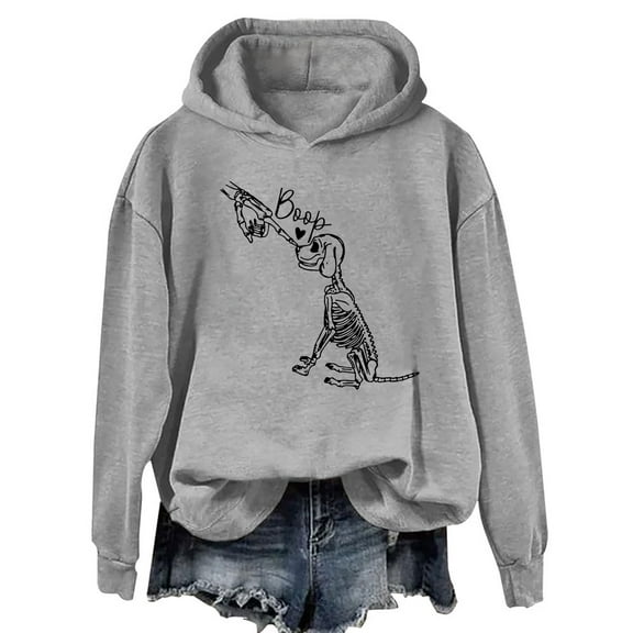 Dog Skeleton Boop Hoodie, Skeleton And Dog Boop Hoodie, Halloween Hoodie, Skeleton Hoodie