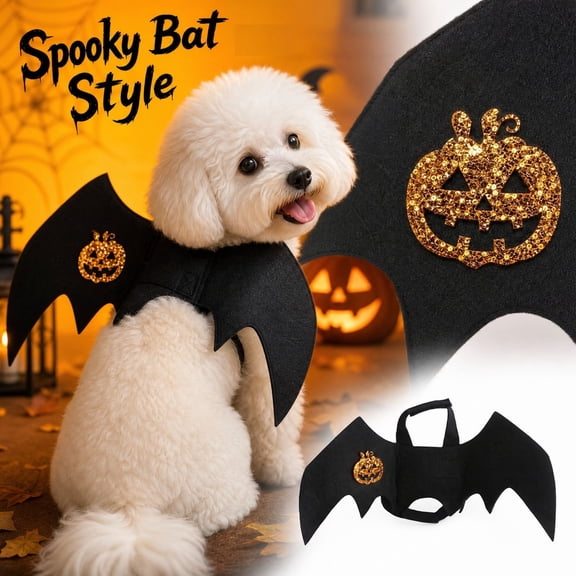 Dog Skeleton Costume, Breathable Skeleton Print Pet Jumpsuit for Halloween Themed Party, Pet Carnival, Street Trick-or-Treat Events (S)