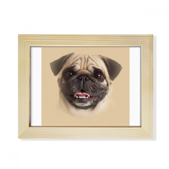 Dog Skin Black Loose Art Deco Fashion Desktop Photo Frame Picture Art Decoration Painting 6x8 inch