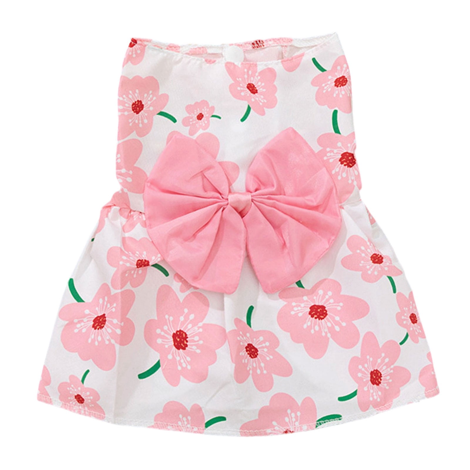 Dog Skirt Bow Knot Dress Wedding Dress Spring Summer Autumn Plaid Pet ...