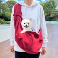 thumbnail image 1 of Dog Sling Bag, Pet Backpack, Small Cat and Dog Carrier, Shoulder Bag with Breathable Polyester, Removable Washable Pad, and Storage Pockets for Comfortable Travel All-Season Outings, 1 of 7