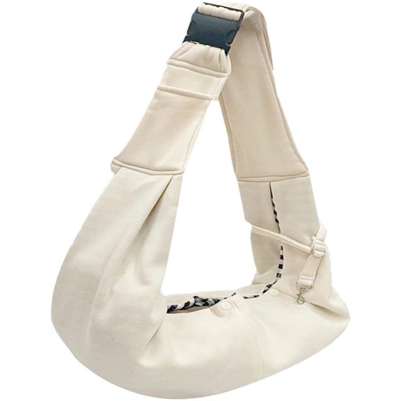 Dog Sling Carrier Bag with Hands Free Reversible Belts,Safe Comfortable Adjustable Crossbody Shoulder Outdoor Travel Pet Tote Suitable for Small Pet Cat Puppy