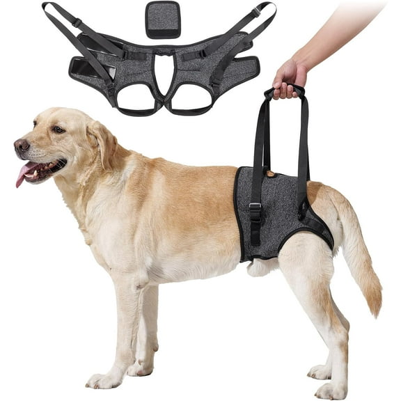 Dog Sling for Large Dogs Hind Leg Support Harness Ideal for Elderly Injured Arthritic Dogs Provides Rehabilitation Aid for Weak Back Legs Comfortable and Durable Design