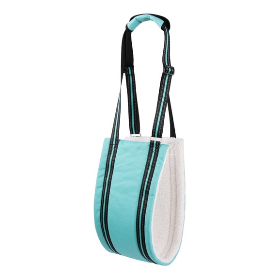 Dog Slings for Small Dogs - Adjustable Hind Leg & Hip Support Harness, Plush Rehab Lift Aid with Reflective Straps,Injured/Post-Surgery Dogs with Mobility Issues (Turquoise, S)
