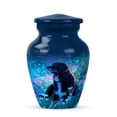 thumbnail image 1 of Dog Small Funeral Urns For Human Ashes Keepsake Mom, Blue Mini Urns For Ashes For Women, Little Cremation Urn For Male, Purple Urn For Adults, 3inch, 1 of 7