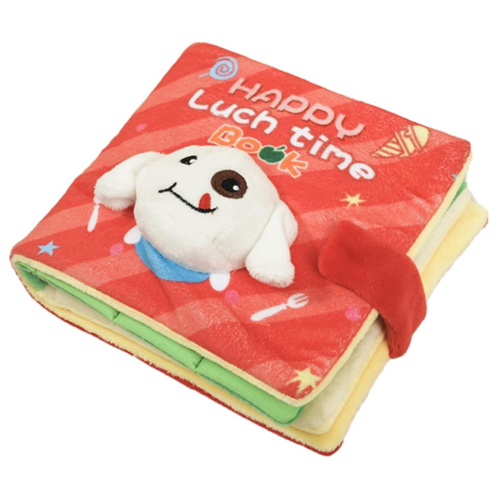 Dog Sniffing Puzzle Books Toy for Pet Plush Toy Book Snuffle Toy Soft Teething Toy Dogs Entertainment Book Toy Dog Suppl
