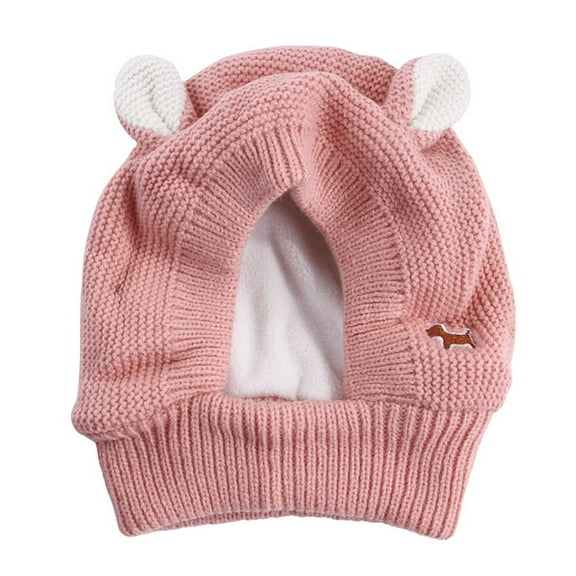 Dog Snood Neck and Ears Warmer Winter Ear Muffs Noise for Ear Wraps for Large Dogs Knitted Hat Snoods