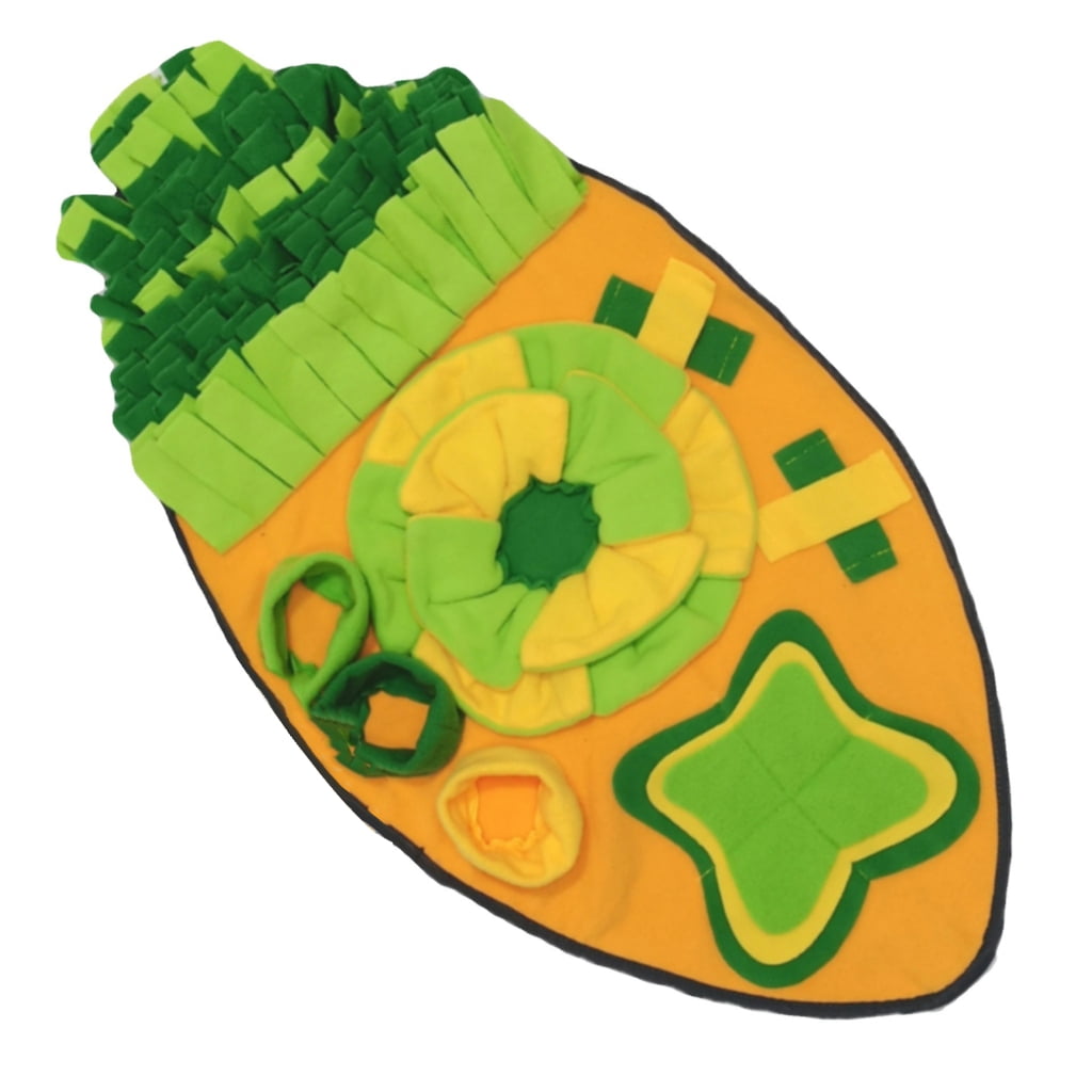 Dog Snuffle Mat Puzzle Toy Nose Smell Training Sniffing Pad Slow Feeding Bowl Food Dispenser Carpet Washable