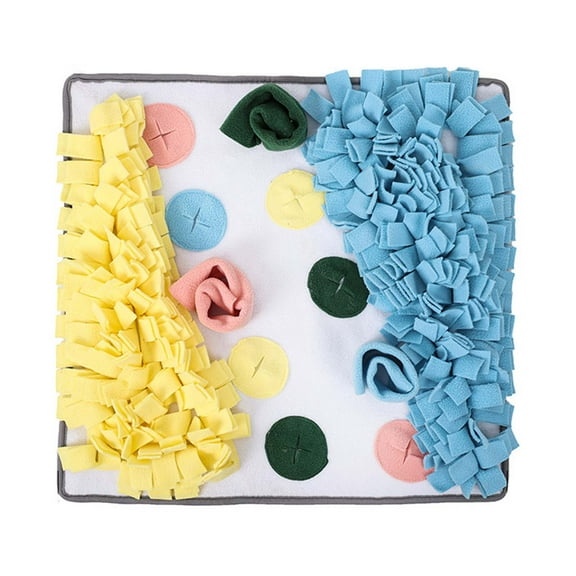 Dog Snuffle Mat Rabbit Foraging Feeding Pad Treats Training Puzzle Mats for Dogs Rabbits Guinea Pigs Boredom Breaker