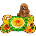 thumbnail image 1 of 25 x 17 InchesDog Snuffle Mat for Training Foraging Feeding Mat Washable Pet Puzzle Toy for Small Medium Dogs Cats Durable Material Style B, 1 of 5