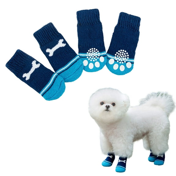 Dog Socks for Hot/Cold Pavement to Prevent Licking Paws,Dog Boots&Paw Protector for Hardwood Floors Anti ,Traction Control No Twist Grip Booties for Small Medium Large Senior Dogs M