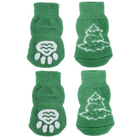 Dog Socks Non-Slip Rubber Grips for Dogs & Black Size S