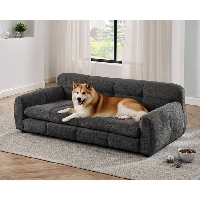 Image result for Dog Sofa Bed for Oversized Pets, High-Quality Linen Fabric with ...