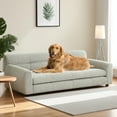 thumbnail image 1 of Jakoola 51" Extra-Large Pet Bed Couch, Big Dog Sofa for large and Oversized Dogs, 43.5" Seat Width, Beige, 1 of 10