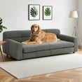 thumbnail image 1 of Jakoola 51" Extra-Large Pet Bed Couch, Big Dog Sofa for Large and Oversized Dogs, 43.5" Seat Width, Dark Gray, 1 of 10