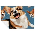 thumbnail image 1 of Dog Soft and Warm Microfiber Custom Throw Blanket: Printed Lightweight Throw Blankets for Sofa, Bed, Couch, Office, and Camping, 1 of 6