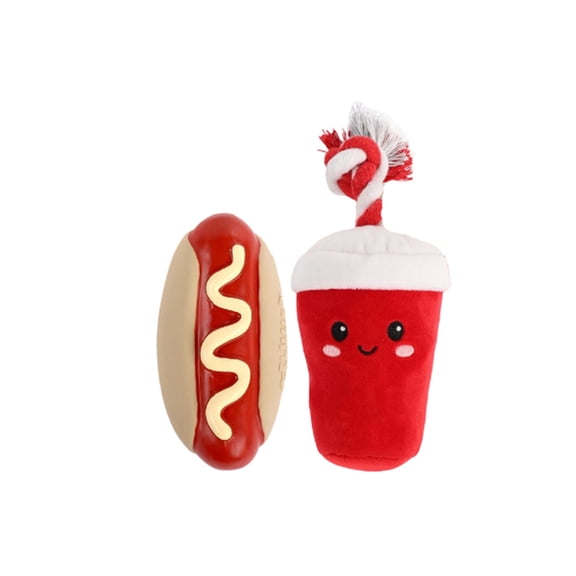 Dog Sound Toys, Delicious Food, Puppy Sound Relief Tools, Pet Supplies, Latex Puppy Plush Toys