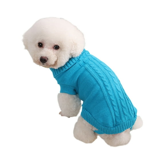 Dog Sport Shirt, Pet Athletic Sweater With Cable Knit Design - For Small Dogs, Puppies, Daily Wear, Outdoor Activities, Indoor Comfort