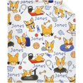 thumbnail image 1 of Dog Sportsman Blanket Soft Lightweight Flannel Blanket Gift for Women Toddler Throw for Bed Sofa Travel 50"x40" S for Kids, 1 of 6